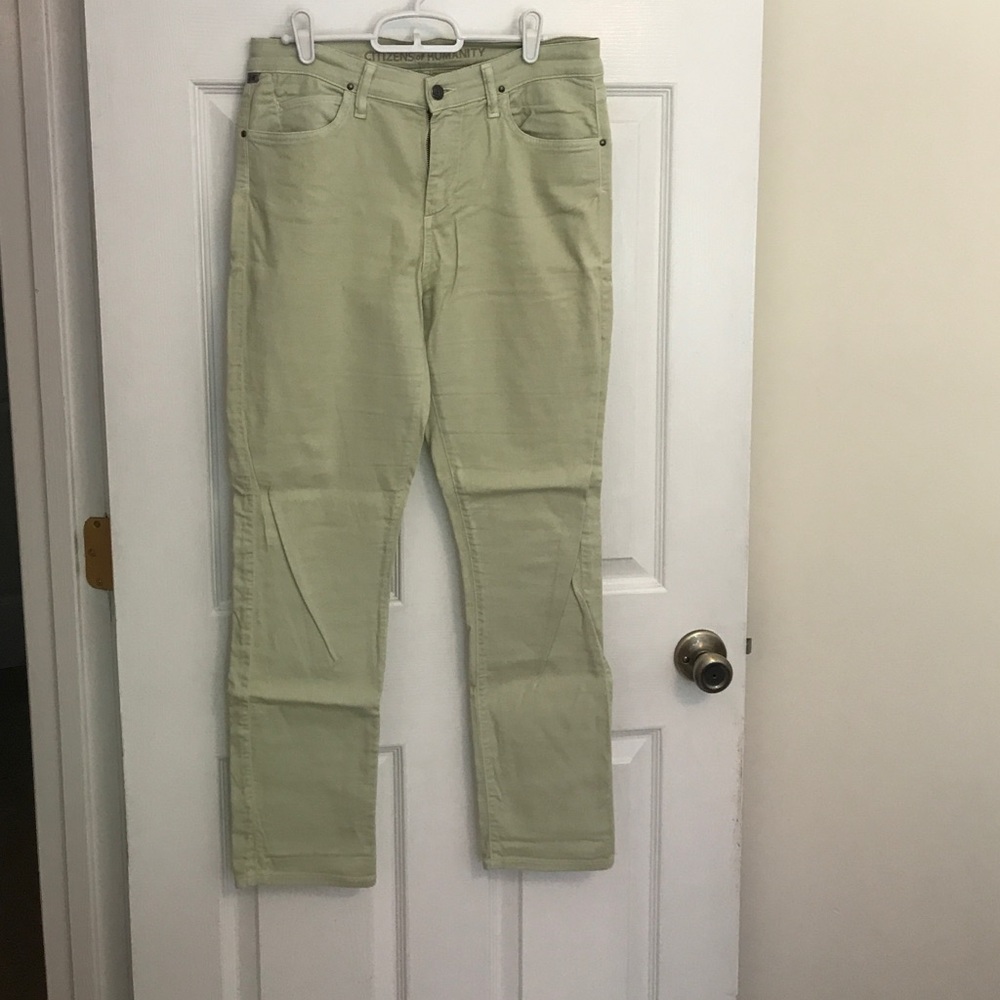 Light green (cucumber) citizens of humanity jeans